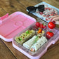 Yumbox Tapas 5 Compartment Bon Appetit Lunch Box - Capri Pink - Laadlee