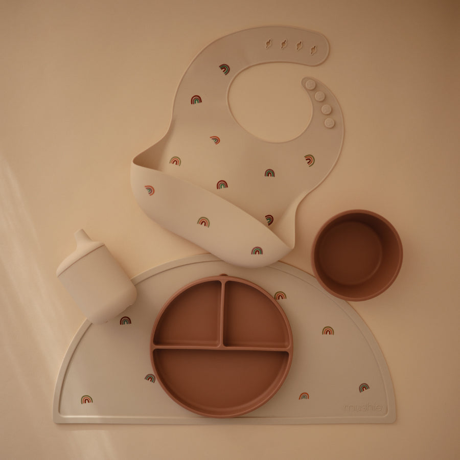 Mushie Silicone Sippy Cup Shifting Sand - Laadlee