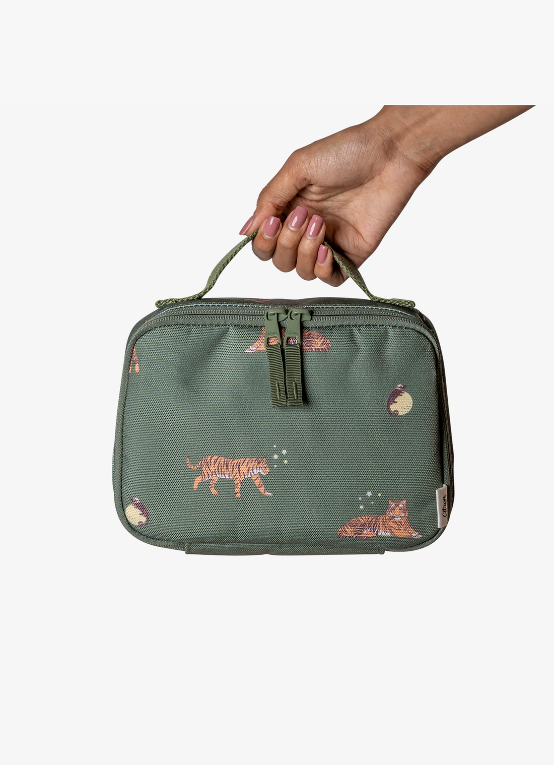 Citron Insulated Snack Bag - Tiger - Laadlee