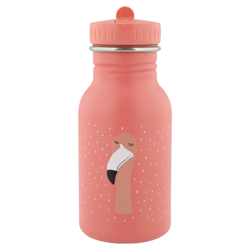 Trixie Stainless Steel Bottle - 350ml - Mrs. Flamingo - Laadlee