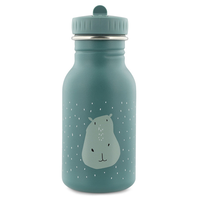 Trixie Stainless Steel Bottle - 350ml - Mr. Hippo - Laadlee