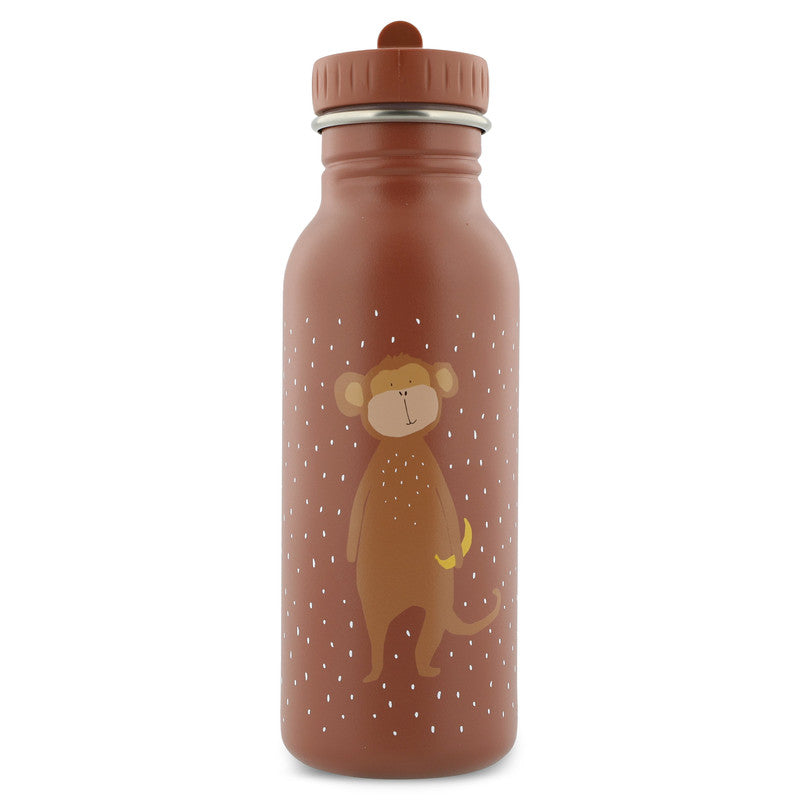 Trixie Stainless Steel Bottle - 500ml - Mr. Monkey - Laadlee