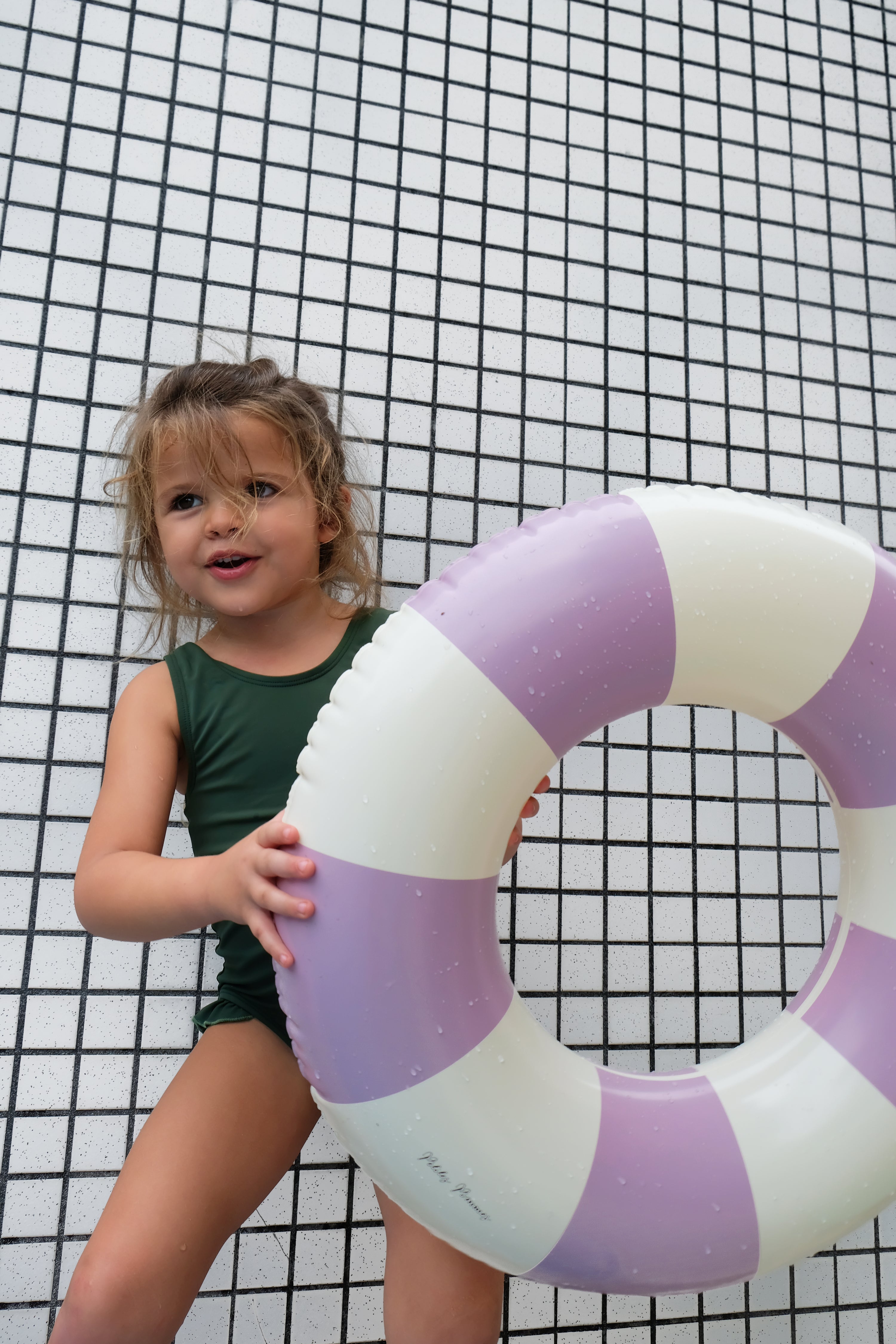 Petites Pommes 90cm Sally Swim Ring Violet - Laadlee