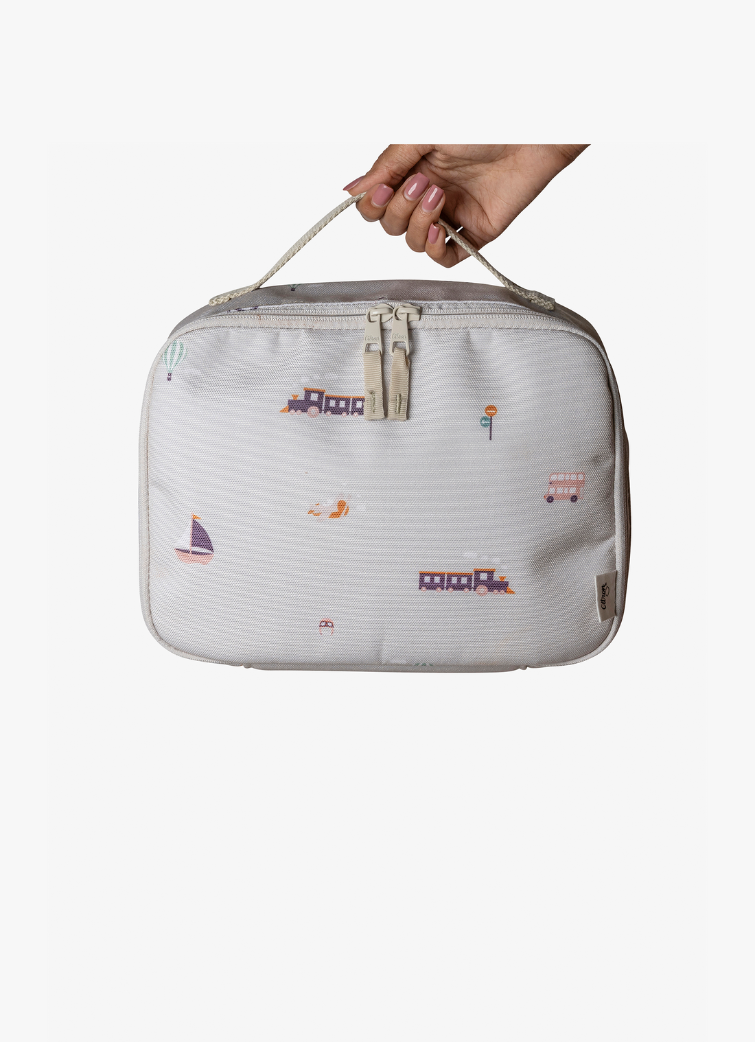 Citron Insulated Square Lunchbag - Vehicles - Laadlee