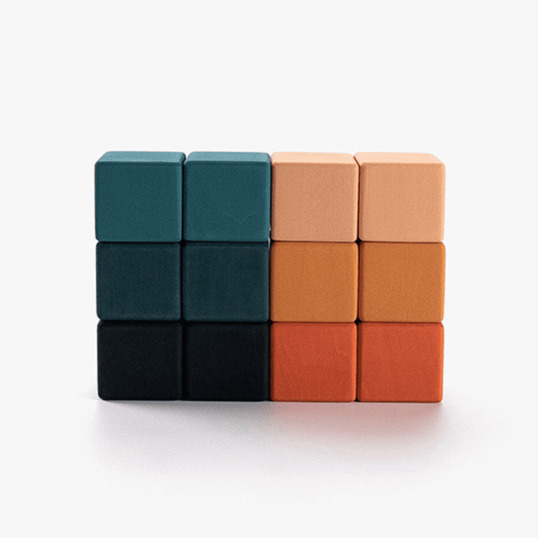 SABO Concept - Wooden Blocks Mini Set 12-pc - Tropics - Laadlee