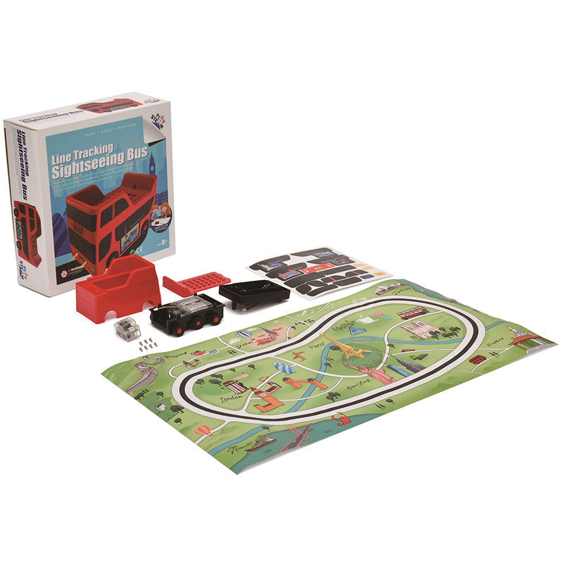 PlaySteam Sightseeing Line Tracking Bus - Laadlee