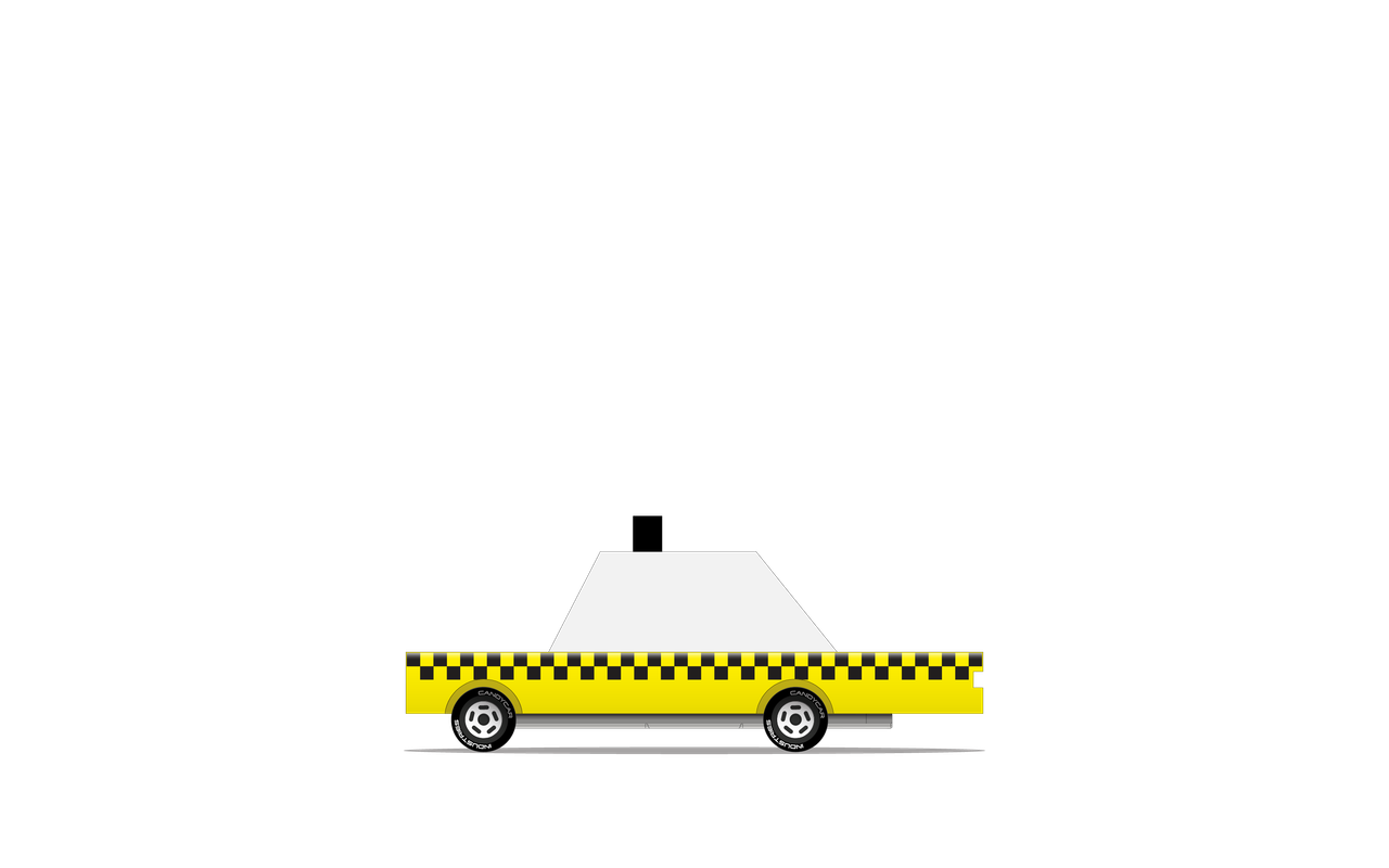 Candylab Candycar -Yellow Taxi - Laadlee