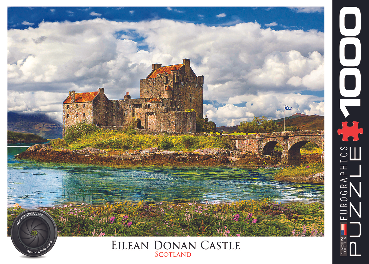 EuroGraphics Eilean Donan Castle - Scotland 1000 Pieces Puzzle - Laadlee