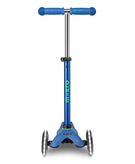 Mini Micro Deluxe Scooter with LED Wheels - Crystal Blue - Laadlee