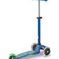 Mini Micro Deluxe Scooter with LED Wheels - Crystal Blue - Laadlee