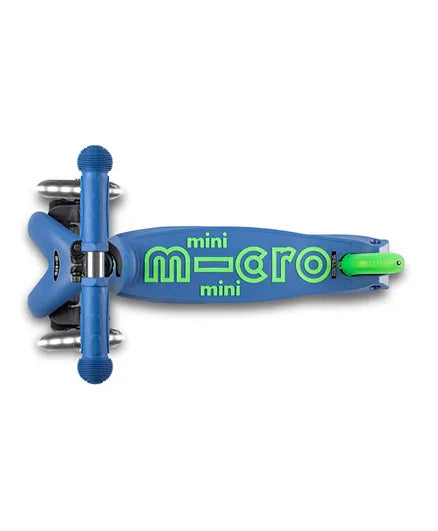 Mini Micro Deluxe Scooter with LED Wheels - Crystal Blue - Laadlee