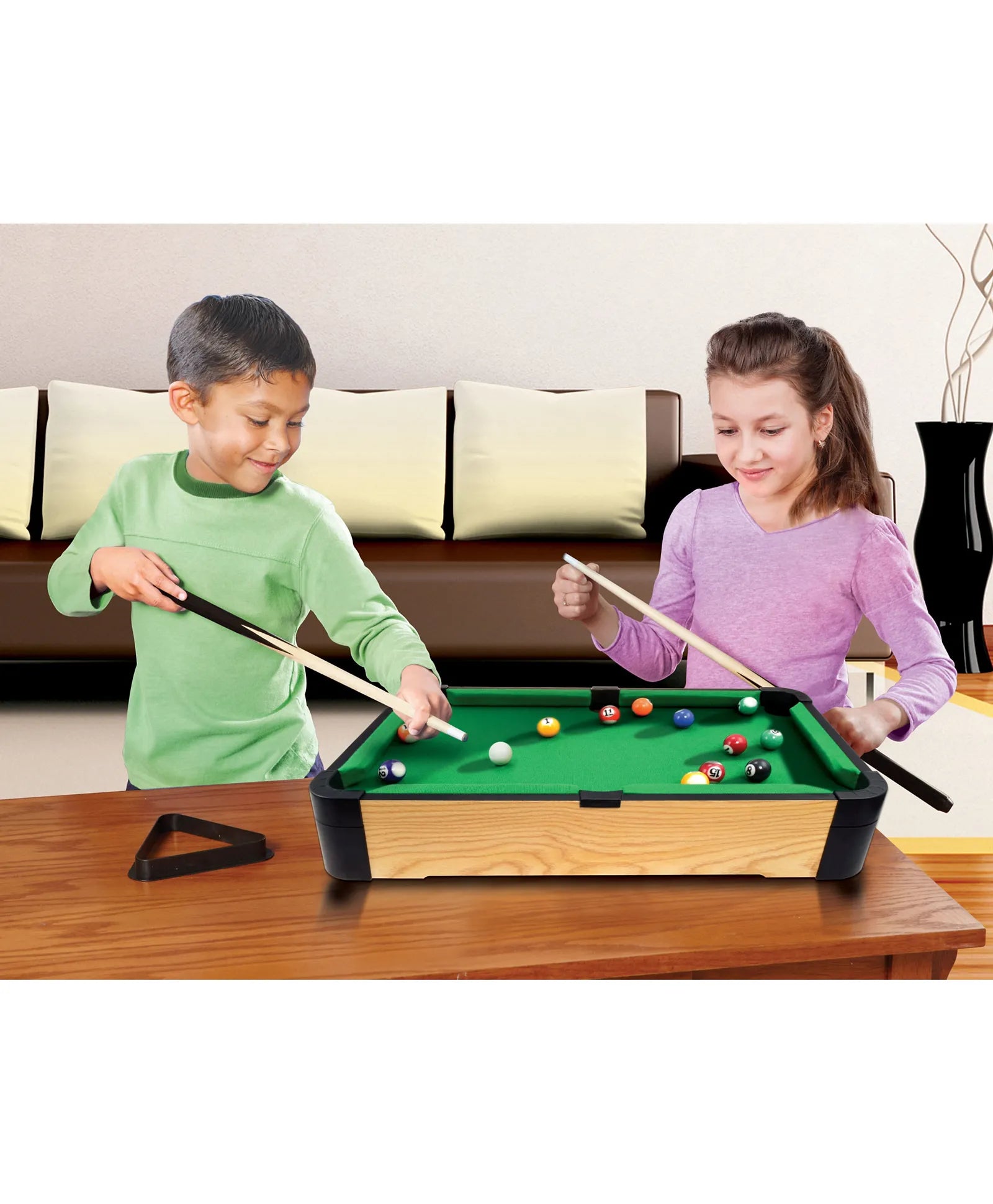 Ambassador - Triple-Play Tabletop Pool - 20" (50cm) - Laadlee