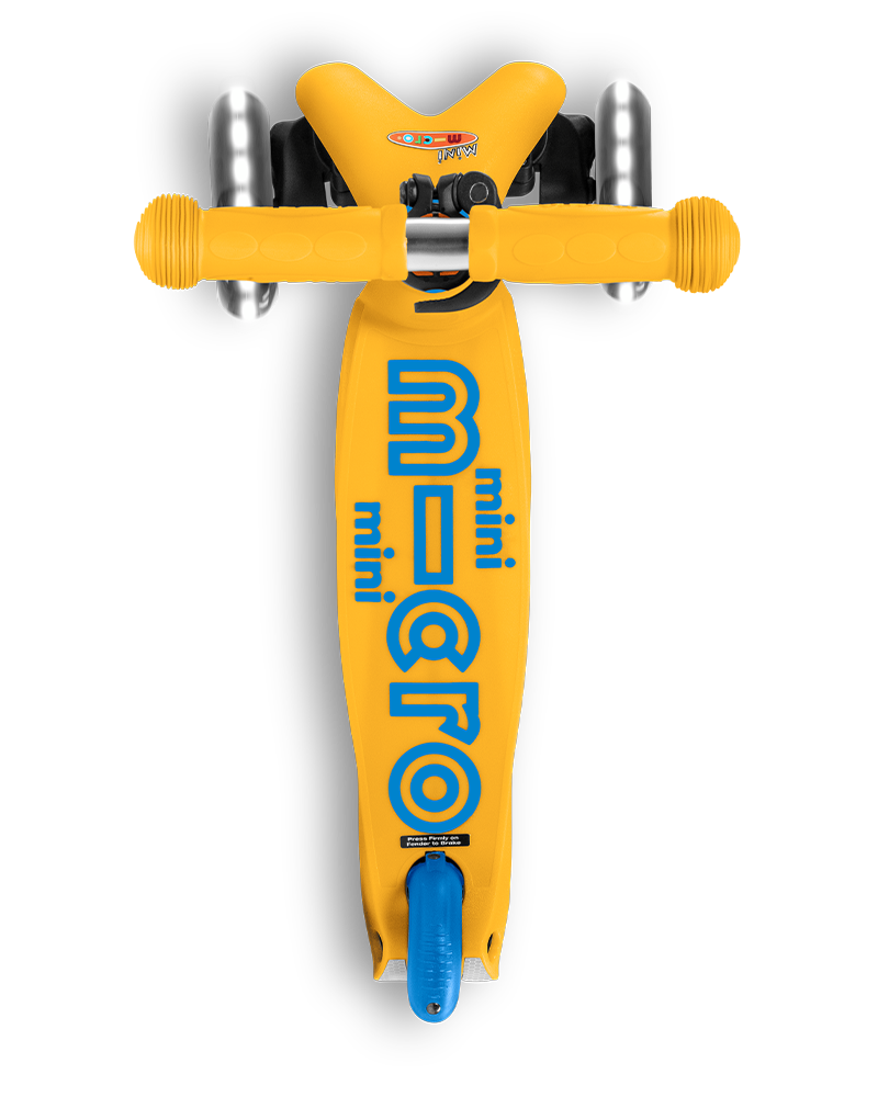 Micro Mini Deluxe Scooter with LED Wheels - Apricot - Laadlee