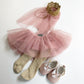 ByAstrup Doll Tulle Skirt with Veil - Dusty Rose - Laadlee