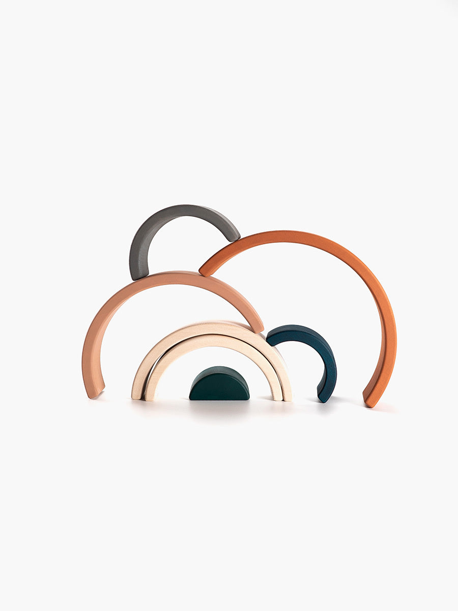 SABO Concept - Wooden Rainbow Toy - Terracotta - Laadlee