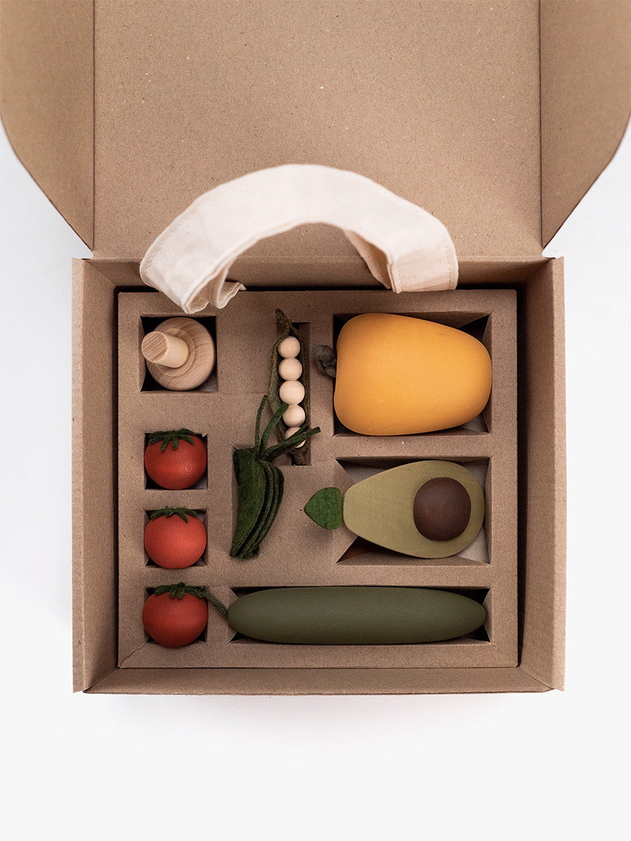 SABO Concept - Wooden Vegetable Set - Salad - Laadlee