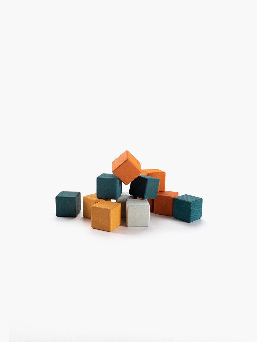SABO Concept - Wooden Blocks Mini Set 12-pc - Lagoon - Laadlee