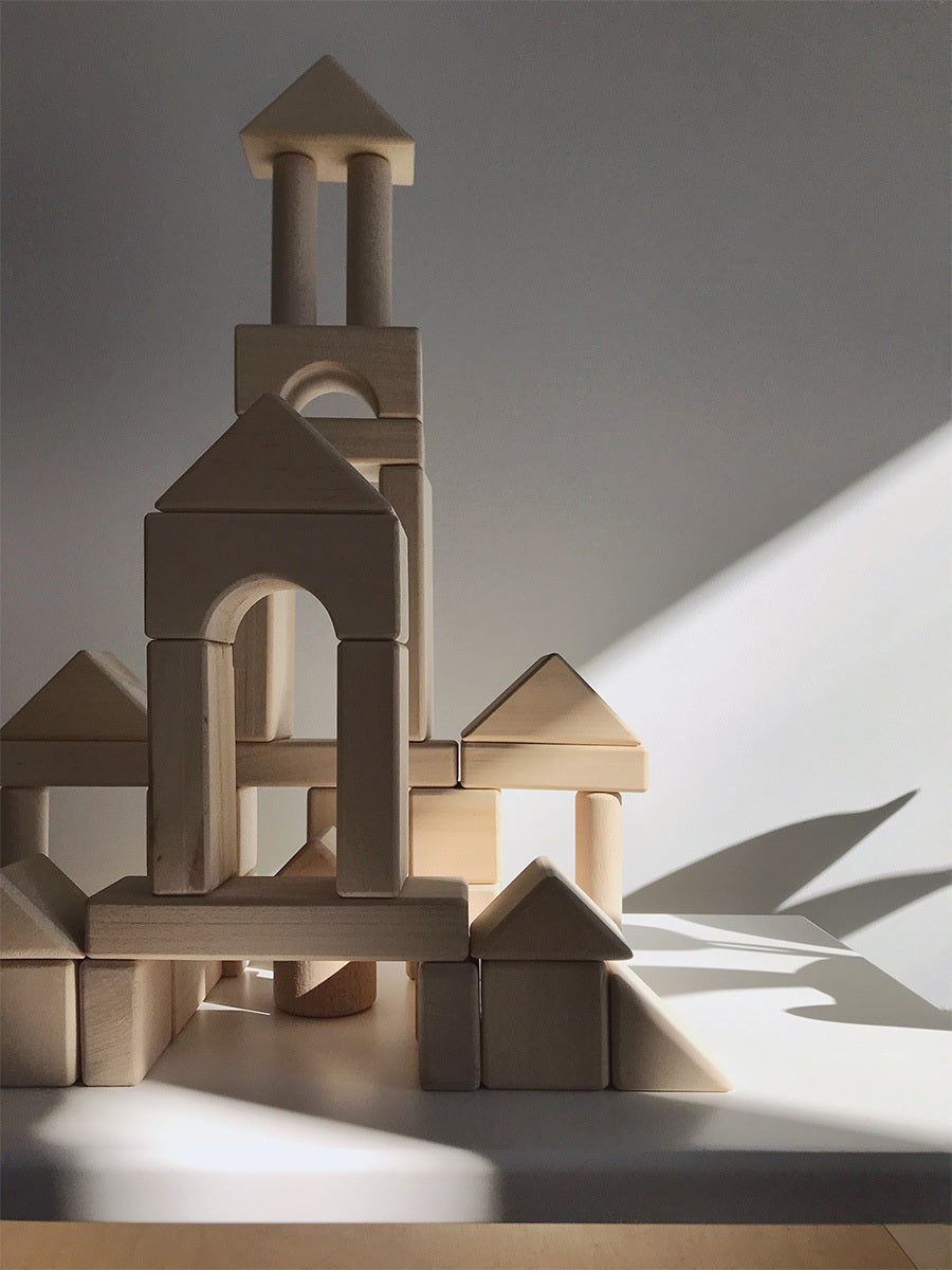 SABO Concept - Wooden Castle Building Blocks Set - Wood - Laadlee