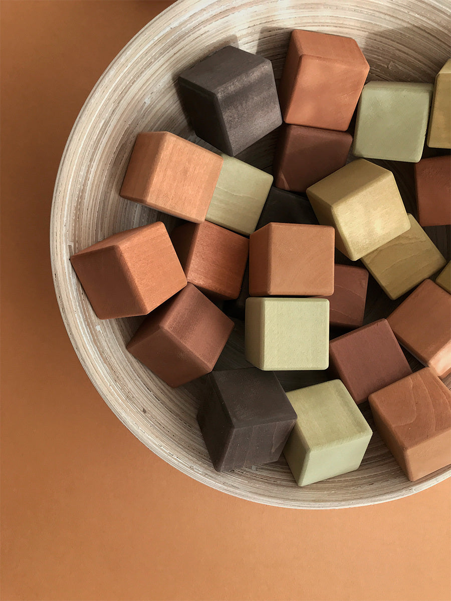 SABO Concept - Wooden Blocks Set 24-pc - Olive - Laadlee