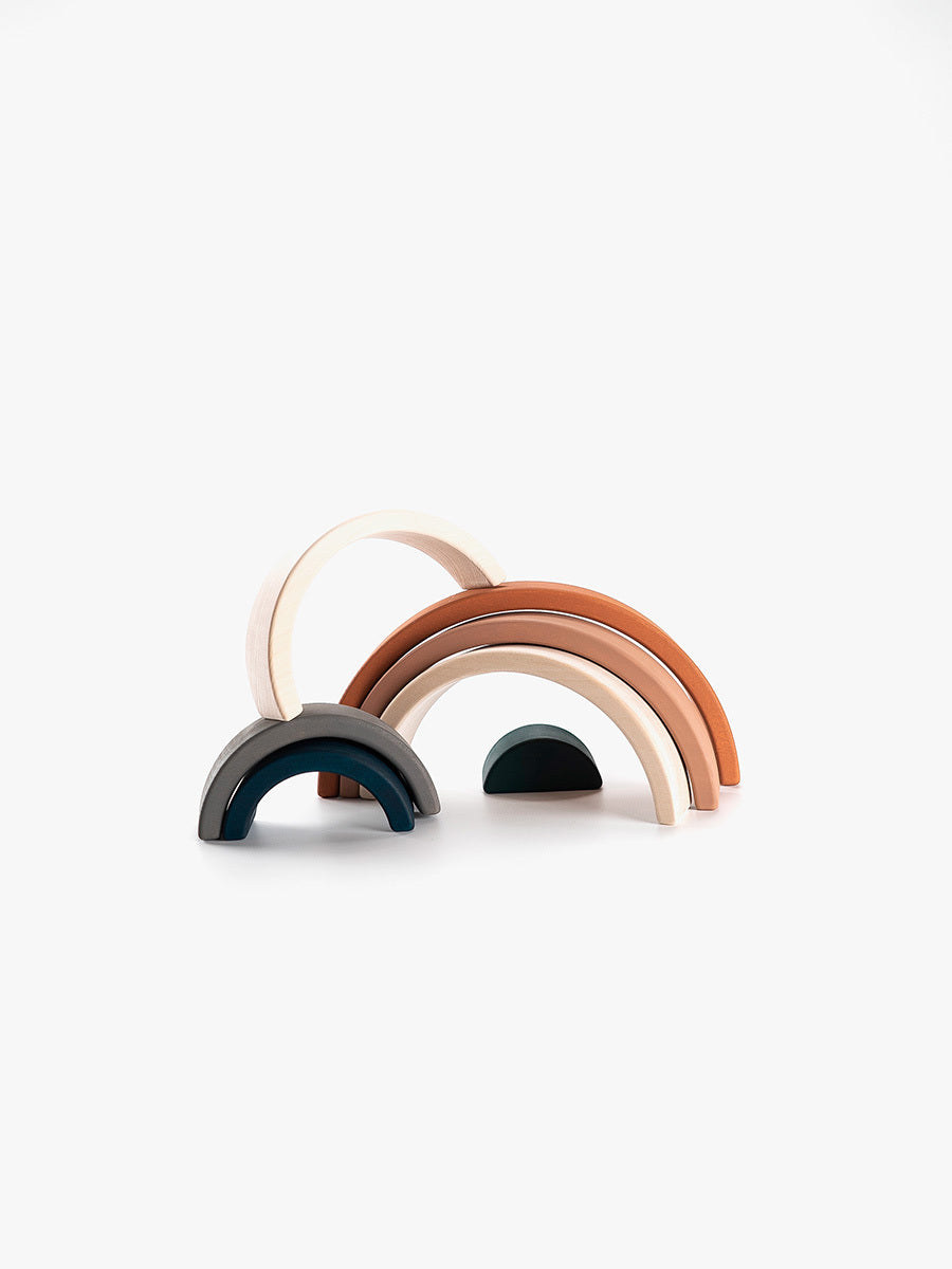 SABO Concept - Wooden Rainbow Toy - Terracotta - Laadlee