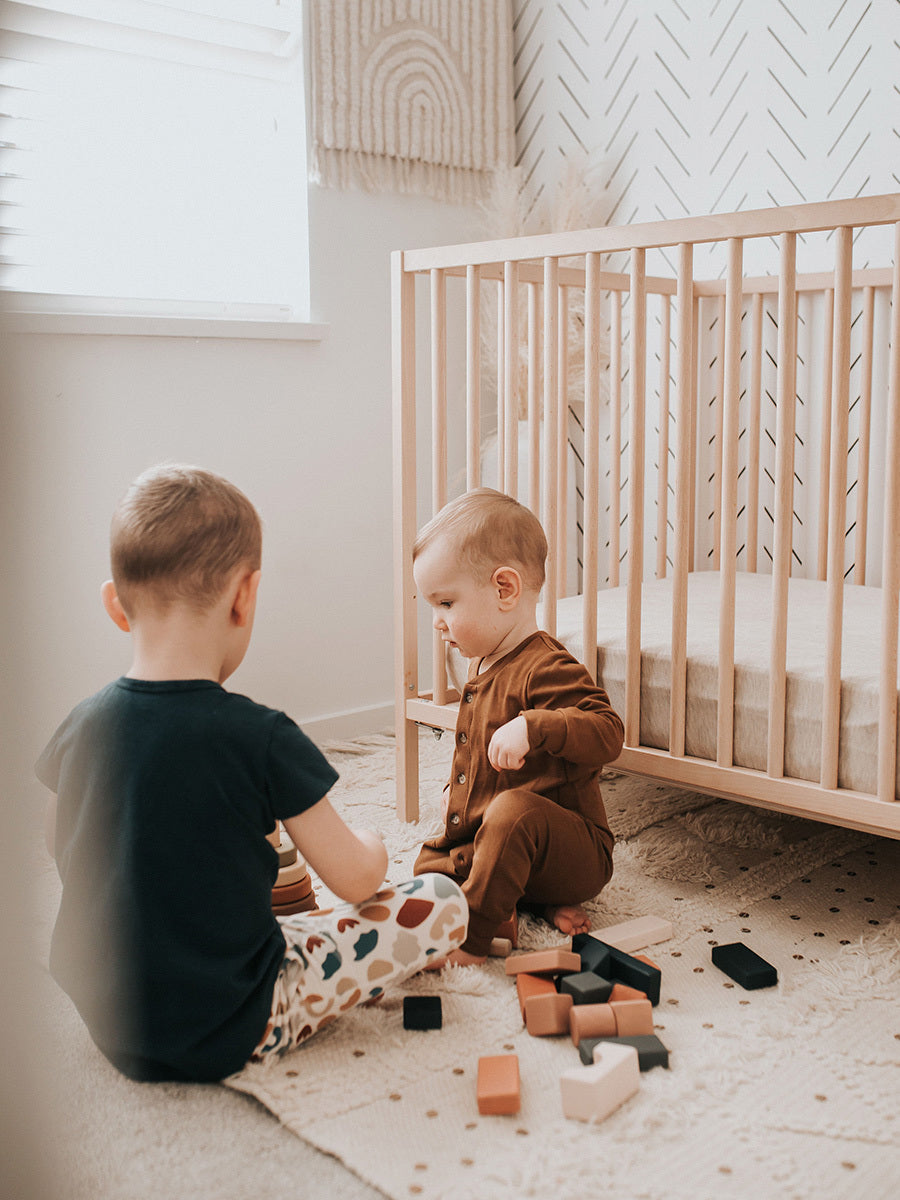 SABO Concept - Wooden Castle Building Blocks Set - Multi-Colored - Laadlee