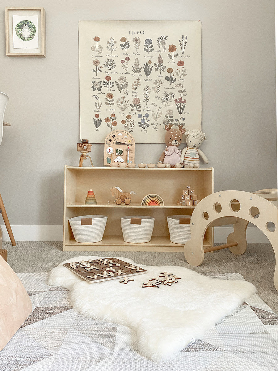 SABO Concept - Wooden Rainbow Toy Mini - Flower Meadow - Laadlee