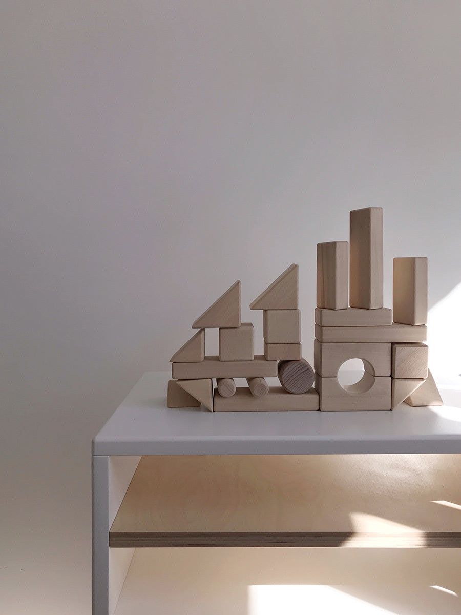 SABO Concept - Wooden Castle Building Blocks Set - Wood - Laadlee