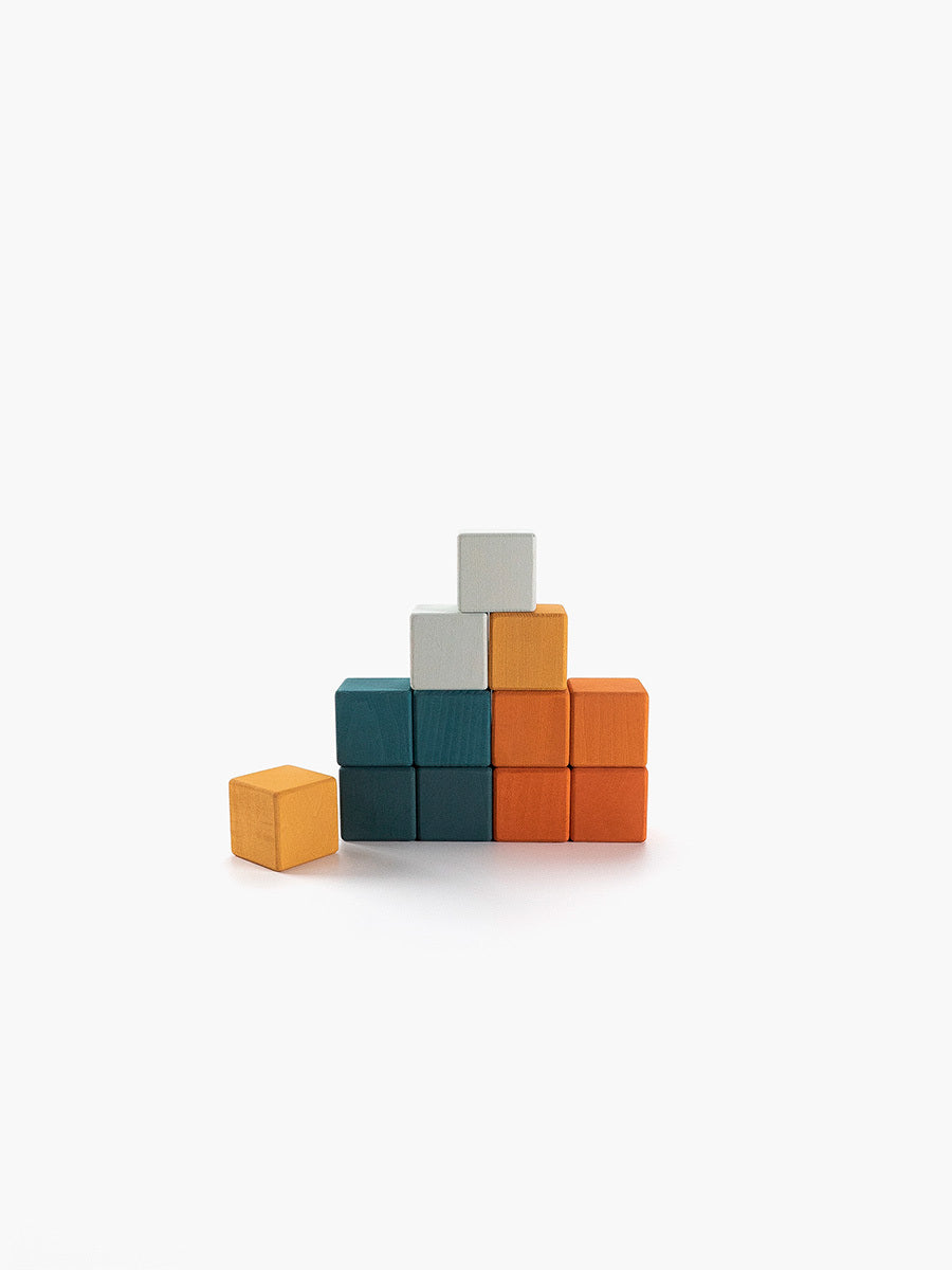 SABO Concept - Wooden Blocks Mini Set 12-pc - Lagoon - Laadlee