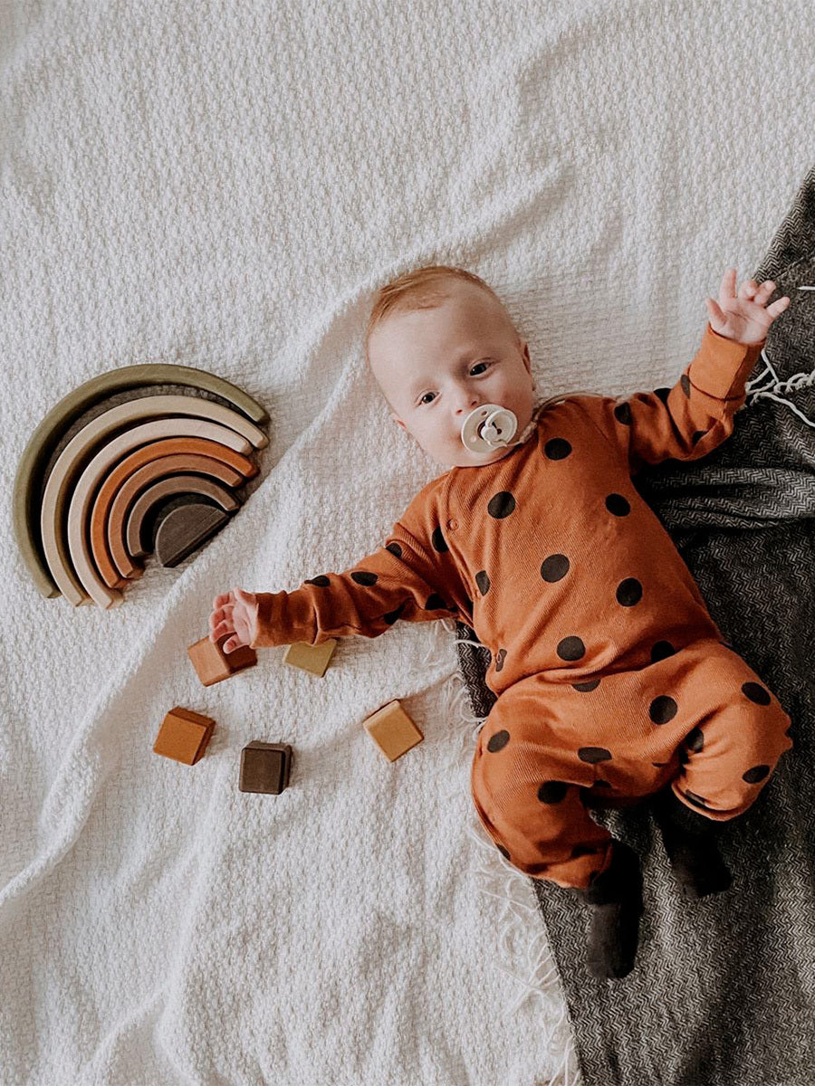 SABO Concept - Wooden Rainbow Toy - Olive - Laadlee