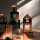 SABO Concept - Wooden Castle Building Blocks Set - Multi-Colored - Laadlee