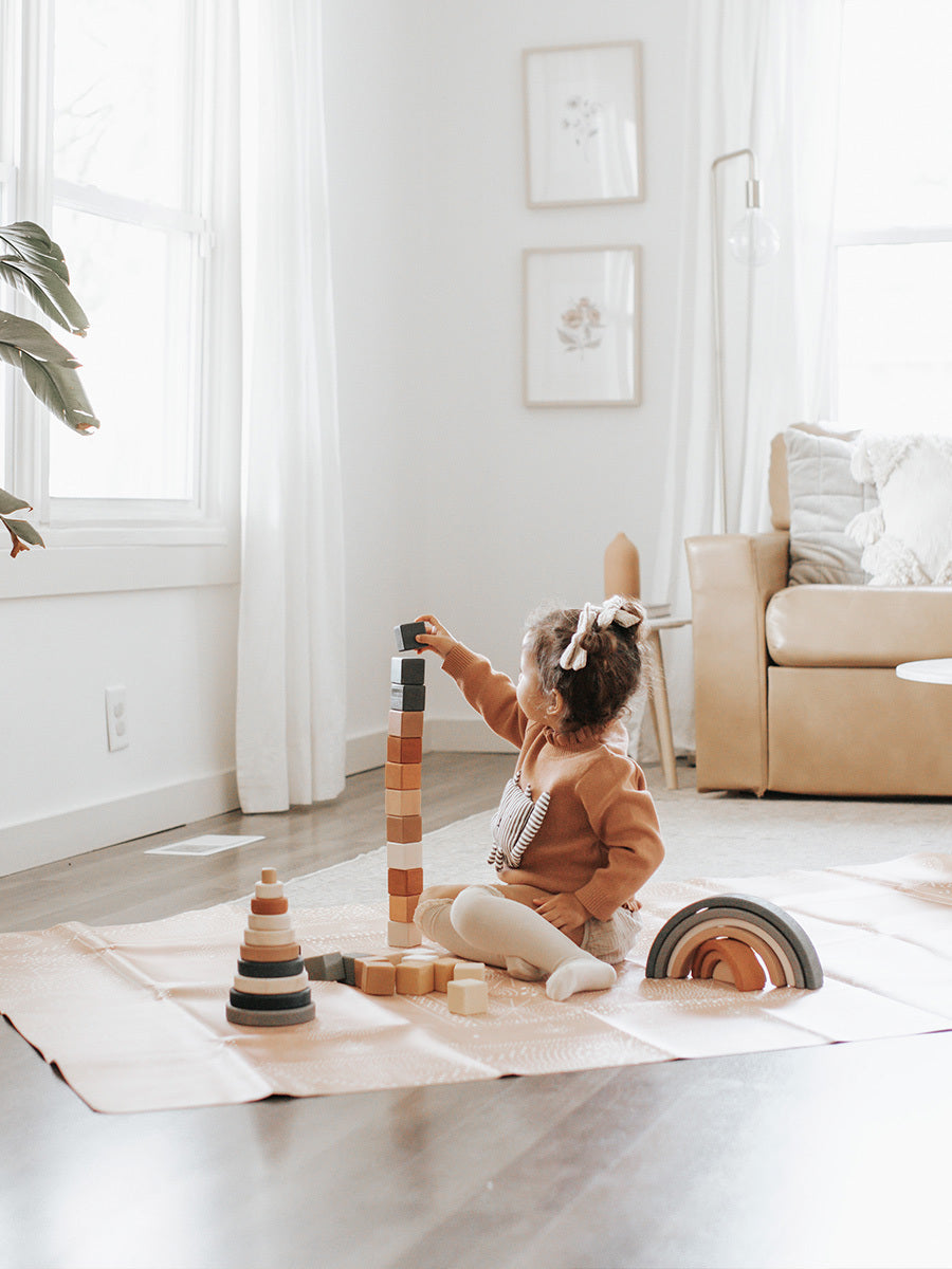 SABO Concept - Wooden Blocks Set 24-pc - Green - Laadlee