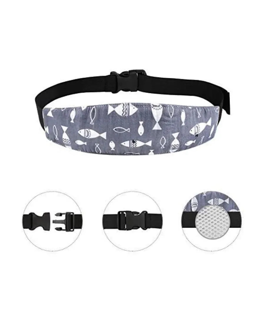 Pikkaboo NapSafe Car Head Support - Fish - Laadlee