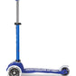 Micro Mini Deluxe Scooter with LED Wheels  - Blue White - Laadlee
