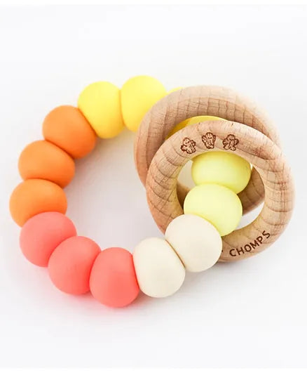 Desert Chomps Ringlet Classic Teether - Sunset - Laadlee