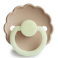 Frigg Daisy Silicone Baby Pacifier 6M-18M, 1Pack, Croissant Night - Size 2 - Laadlee