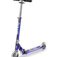 Micro Sprite Scooter with LED Wheels - Stripe Blue - Laadlee