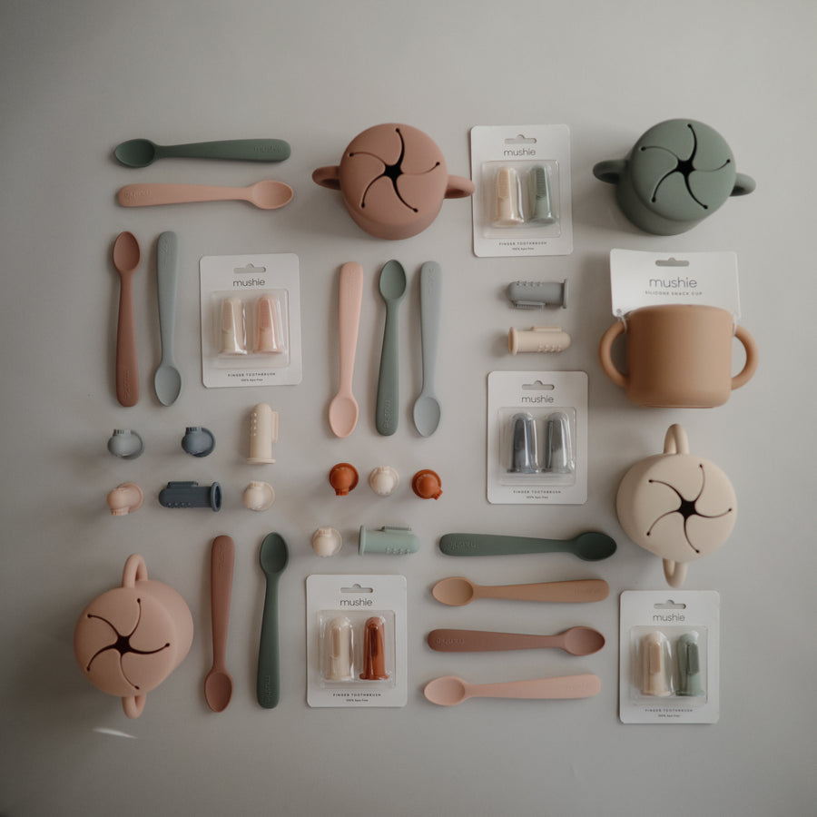 Mushie Silicone Snack Cup Dried Thyme - Laadlee