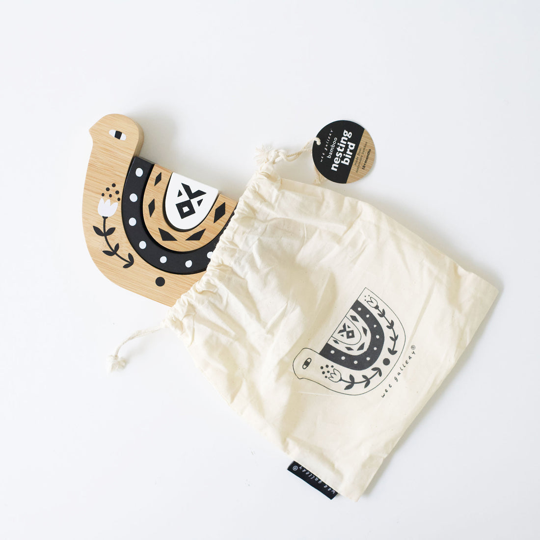 Wee Gallery - Bamboo Nesting Bird - Laadlee