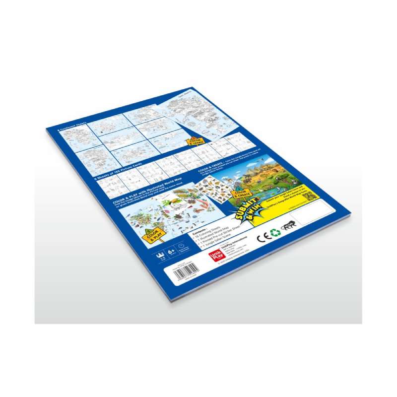 Unik Play 3 in 1 Giant Coloring Book - Laadlee