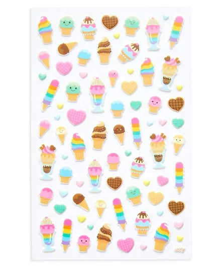 OOLY Stickiville Stickers - Standard - Ice Cream Dream - Laadlee