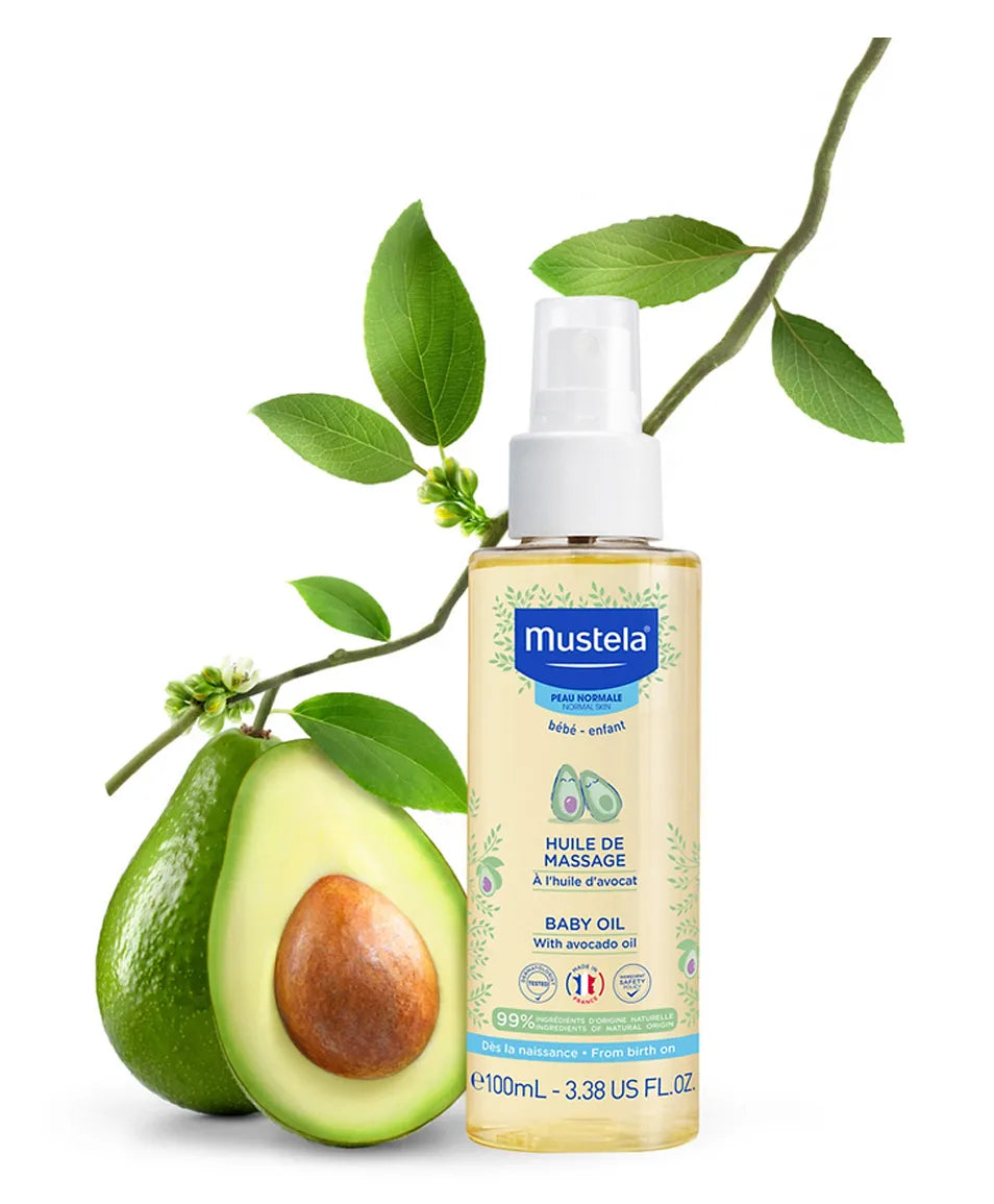 Mustela - Baby Massage Oil 100ml - Laadlee
