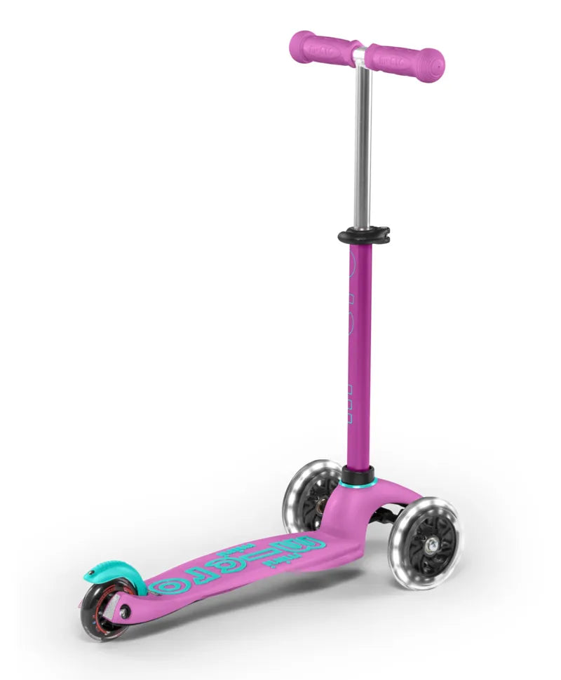 Micro Mini Deluxe Scooter with LED Wheels - Lavender - Laadlee