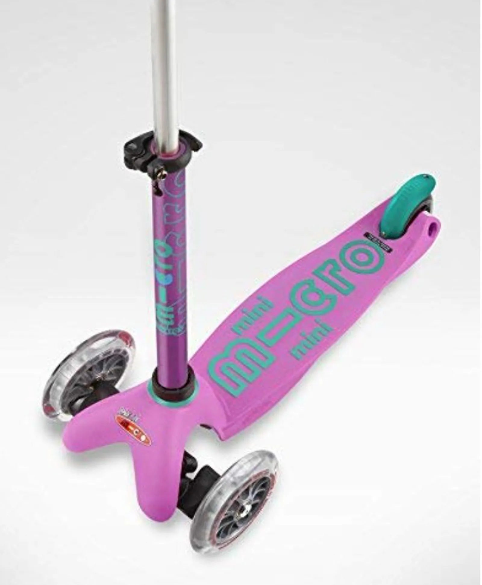 Micro Mini Deluxe Scooter with LED Wheels - Lavender - Laadlee