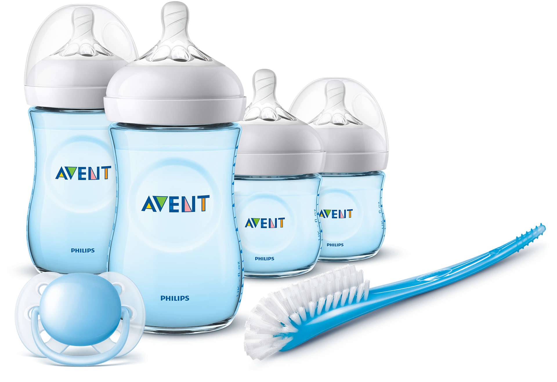 Philips Avent Natural 2.0 Feeding New Born Starter Blue Set - Laadlee