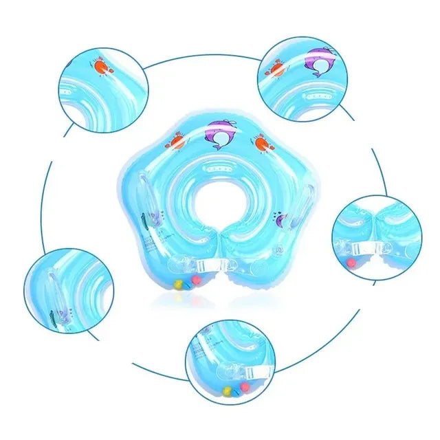 Pikkaboo - ISwimSafe Infant Neck Floater - Blue - Laadlee