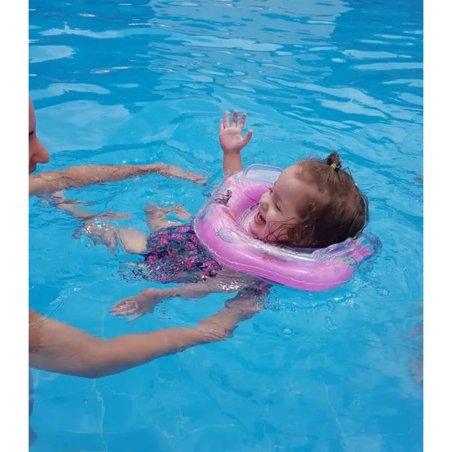 Pikkaboo - ISwimSafe Infant Neck Floater - Pink - Laadlee