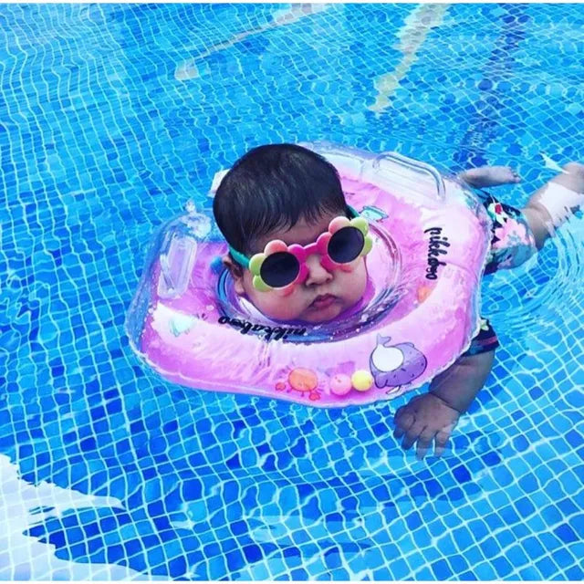 Pikkaboo - ISwimSafe Infant Neck Floater - Pink - Laadlee