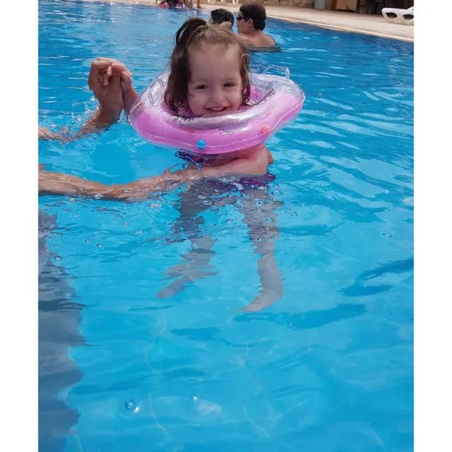 Pikkaboo - ISwimSafe Infant Neck Floater - Pink - Laadlee