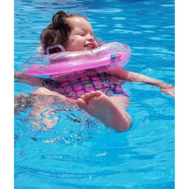 Pikkaboo - ISwimSafe Infant Neck Floater - Pink - Laadlee