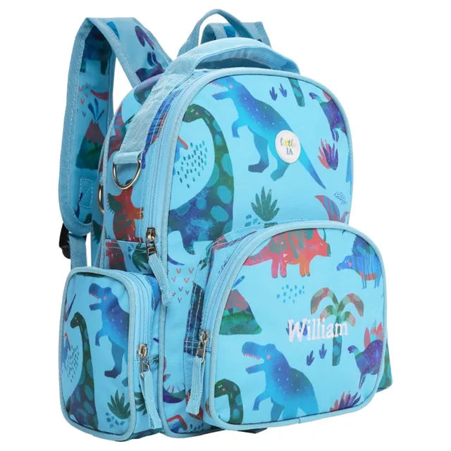 Little IA Dino Printed Backpack - Laadlee
